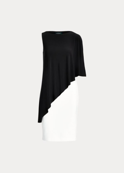 Women's Ralph Lauren Asymmetrical Cape Dresses | 184960SYW